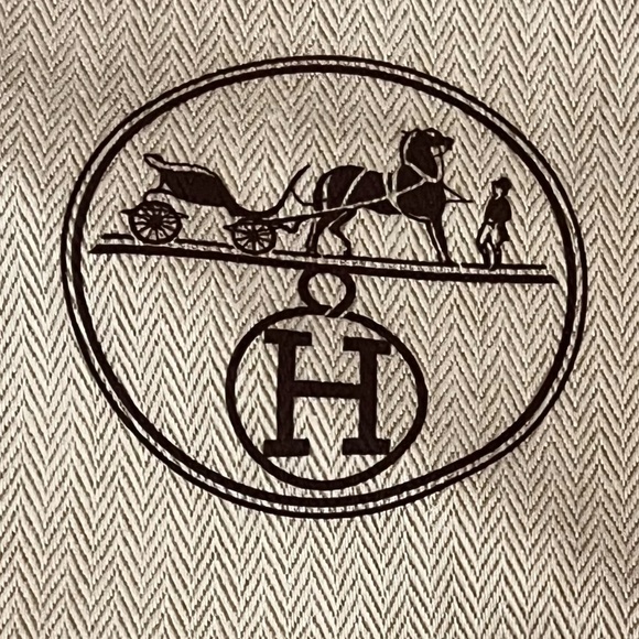 HERMES Draw String Dust Bag Authentic - Picture 2 of 3